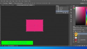 چند کلید میانبر در فتوشاپ