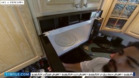 Whirlpoolآموزش تعمیر مایکروویو-آموزش تاچ مایکروویو- تعویض درب مایکروویو برند