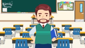 زبان به کودکان-آموزش زبان به خردسالان- مدرسه ، موضوعات مدرسه ، وسایل مدرسه