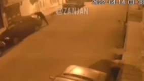 سرقت شبانه پلاک خودرو توسط سارقین