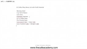 راه اندازی کافیشاپ-نوشتن طرح تجاری کافی شاپ (بیانیه ماموریت)