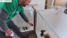 کابینت سازی-آموزش نصب کابینت-نحوه نصب کابینت های دارای دیوار کج قسمت دو