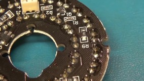 نصب دوربین مدار بسته-تعمیر روشنگر مادون قرمز در دوربین