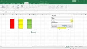 قفل کردن چند ستون جداگانه در اکسل