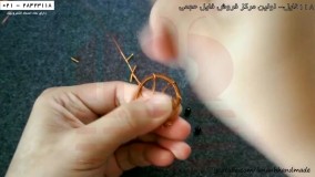 ساخت زیورآلات مسی-زیورآلات دست ساز-(انگشتر با مهره های زیر و درشت)