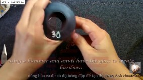 ساخت زیورآلات-طراحی و ساخت زیورآلات-(انگشتر مسی طرح ستاره)