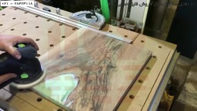 روش کار با رزین اپوکسی - نحوه کار با رزین اپوکسی -(ساخت میز کوچک )