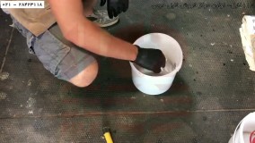 رزین اپوکسی چوب - آموزش رایگان رزین - (ساخت میز بیضی شکل)