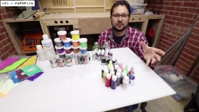 کار با رزین اپوکسی و چوب-ساخت میز اپوکسی-(اضافه کردن رزین)