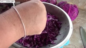 درست کردن ترشی-آموزش ترشی انداختن-آموزش درست کردن ترشی کلم قرمز