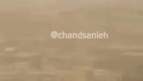 اوضاع بحرانی قصرشیرین در پی وقوع گرد و خاک