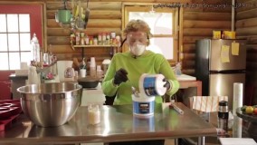 صابون-ساخت صابون-تهیه صابون خانگی-دستورساخت صابون با باز و شیر بز و روغن زیتون و اسطوخدوس