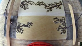 لیختنبرگ-نقاشی با آتش-تفاوت ولتاژهای 2100 و 10000