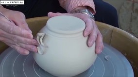 سفالگری برای کودکان-سفالگری با چرخ-ساخت ظروف ساده سفالی