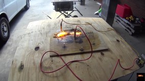 لیختنبرگ-نقاشی با آتش-انجام طرح دایره ای لیختنبرگ