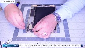 تعمیر آیپد ایر-آموزش بازکردن قطعات آیپد ایر-تعویض لاجیک بورد