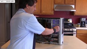 تعمیر سخت افزار-تعمیرکامپیوتر-بازو بسته کردن کیس کامپیوتر