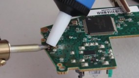 تعمیر ایکس باکس-تعمیر کنسول بازی-آموزش لحیم کاری قطعات دسته‌