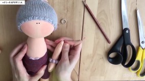 آموزش ساخت عروسک روسی - آموزش ساخت عروسک روسی جدید - اتصال دست ها به بدن
