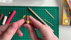عروسک سازی -آسان ترین دوخت عروسک خمیری- آموزش ساخت سگ فانتزی