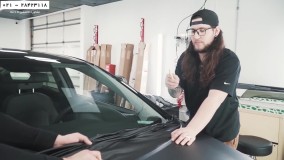 نصب کاور خودرو - طریقه صحیح کاور بدنه خودرو- نصب کاورخودرو(کاپوت)