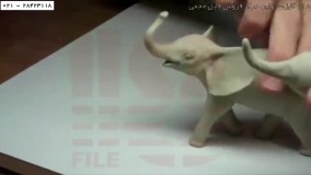 مجسمه سازی-تکنیک های آموزش  مجسمه سازی-مجسمه فیل هندی