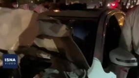 اولین تصاویر از حادثه هولناک در بزرگراه شیخ فضل الله