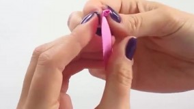 صفر تا صد روبان دوزی-آموزش دوخت پاپیون برای کش مو