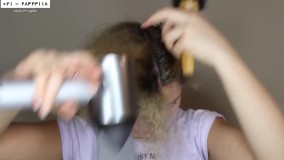 کراتین مو -آموزش تصویری کراتینه مو-صاف کردن موهای فرفری