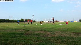 فوتبال - آموزش دریبل زدن در فوتبال - آموزش کنترل توپ با بیرون پا