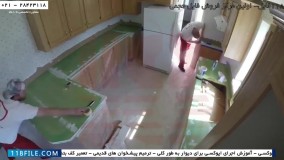 اپوکسی-آموزش اپوکسی-اپوکسی متالیک آشپزخانه