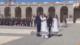 همسر امیر قطر کشف حجاب کرد