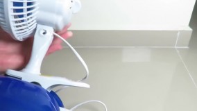 تعمیر پنکه-اموزش تعمیر پنکه-اتصال قطعات پنکه کوچک گیره ای