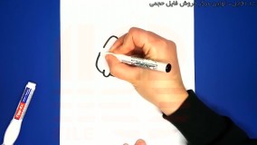 نقاشی کودکان-آموزش آسان نقاشی به کودکان-نقاشی گربه ناز در دونات