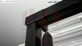 حفاظ پله -نصب حفاظ با ریلهای عمودی برای ایوان خانه