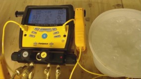 تعمیر کولرگازی-اموزش انلاین تعمیر کولر گازی-درجه دیجیتال برای تنظیم مبرد