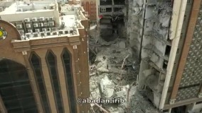 تصاویری از ریزش ساختمان متروپل