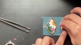 انگشتر رزینی-آسان ترین آموزش ساخت زیورآلات رزینی-گوشواره با رزین یو وی