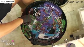 رزین کاری-اصول تکنیکی کار با چوب و رزین-ساخت میز رزینی باوسایل دورریختنی