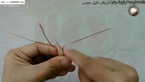 ساخت زیورآلات - ساخت زیورآلات دست ساز-ساخت آویز با سیم مسی و سنگ