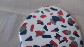 ساخت زیورآلات خمیری-آموزش تصویری کار با خمیر-آموزش ساخت گوشواره فانتزی