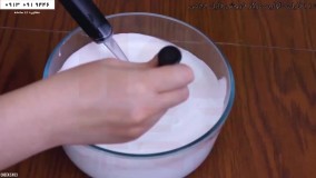 ساخت اسلایم جدید-اسلایم-اسلایم بازی- آموزش اسلایم حبابی