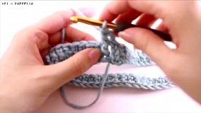 بافت پانچو- بافت پانچو یقه اسکی - آموزش بافت پانچو دخترانه با قلاب