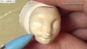 عروسک سازی -دوخت عروسک خمیری با الگو-آموزش ساخت عروسک پرنسس
