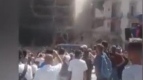 اولین تصاویر از انفجار مهیب در یک هتل تاریخی