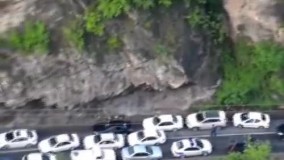 جاده چالوس قفل شد