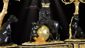 ساعت و شمعدان کلاسیک بی نظیر محصول جدید پارس لوستر فراهانی