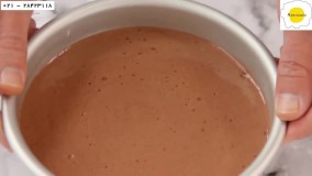 شیرینی پزی-آموزش شیرینی پزی ساده-طرز تهیه چیز کیک شکلاتی با آلبالو