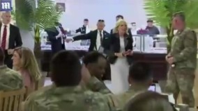 هدیه عجیب همسر جو بایدن به سربازان آمریکایی