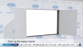 کناف کاری-آموزش مرحله به مرحله کناف-نصب دیوار کاذب دوجداره با تایل